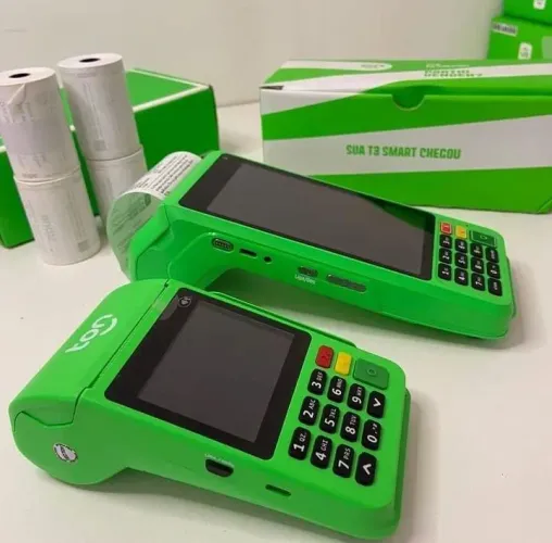 Maquininha Ton T3 Smart Nova Menor Taxa Entrega Todo Br Chame No Chat<br>