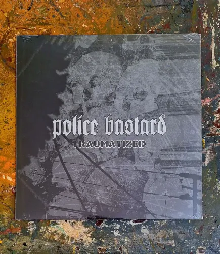 Police Bastard - Lp Traumatized, Hardcore Crust Inglês, LACRADO ! Ratos de Porão