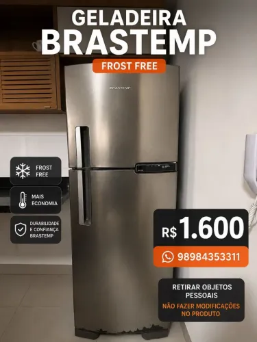 VENDO GELADEIRA BRASTEMP