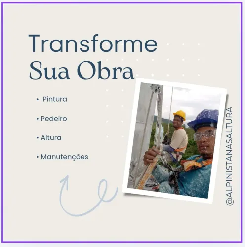 Cordeiro trabalho em altura 
