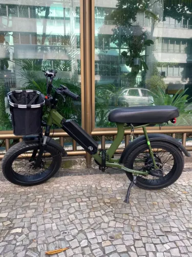 E BIKE LEV CRUISER VERDE BICICLETA ELETRICA 