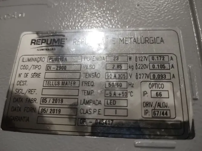 Luminária Repume Iluminação LED (DI-2900) Nova