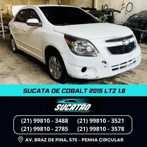 SUCATA DE CHEVROLET COBALT 1.8 LTZ AUTOMÁTICO 2015