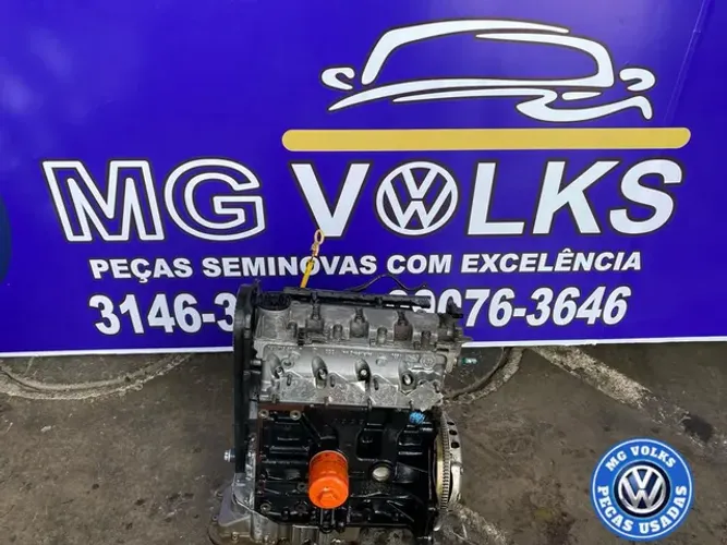 Motor 1.6 8v wv original Gol Saveiro Voyage Fox Specefox Polo Golf