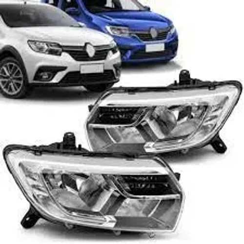 farol com led logan-sandero ano 2020-2021-2022 a 2023