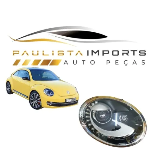 Farol New Beetle Fusca Led Xenon 2015 2016 2017 2018 ( Novo Original Hella )