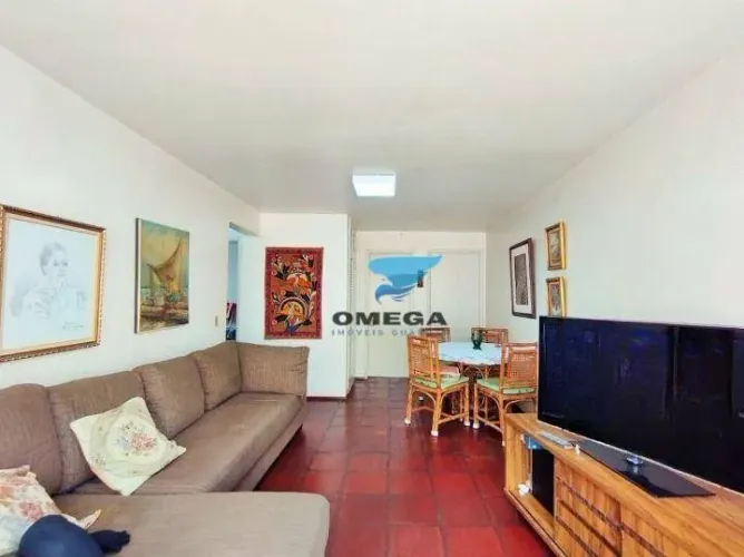 PERTO DA PRAIA - Apartamento com 3 quartos - 1 vaga - Praia das Pitangueiras, Guarujá.
