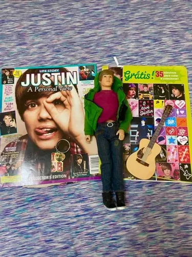 *RARIDADE* Boneco Justin Bieber + BRINDE - ONE LESS LONELY GIRL 