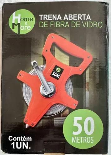 Trena Profissional de 50mts aberta em Fibra de Vidro 50m X 14mm