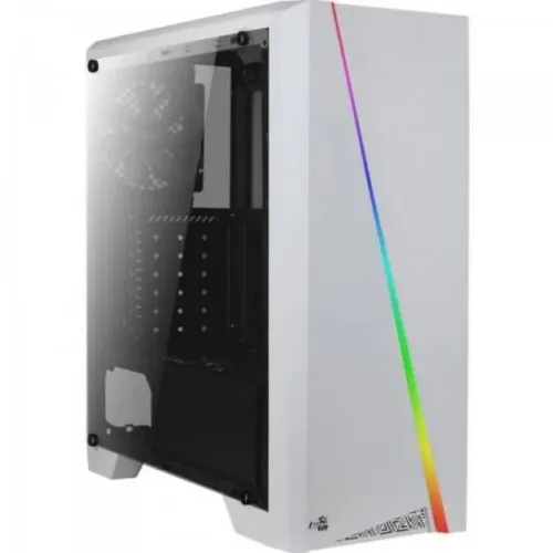 Gabinete Gamer Aerocool Cylon White Com Led Rgb Frontal *1 Fan Sem Led* - WZetta