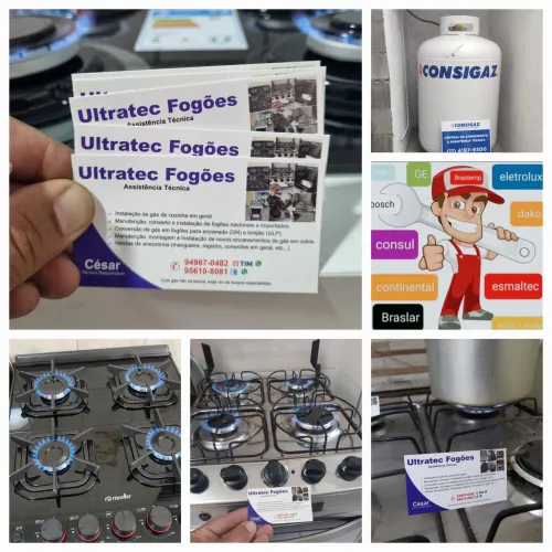 Manutenção e conserto de fogões, conversão para gás encanado ou botijão (glp X gn)