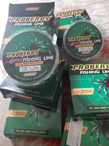 Linha multifilamento para pesca