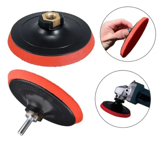 Suporte De Boina Velcro Para Discos Lixa 125mm Lixadeira