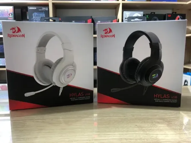 Headset Redragon Hylas USB - parcelamento sem juros - Loja Física