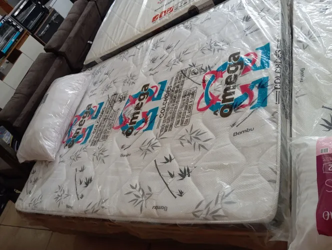 COLCHÃO DE CASAL NOVO ESPUMA SELADA D65