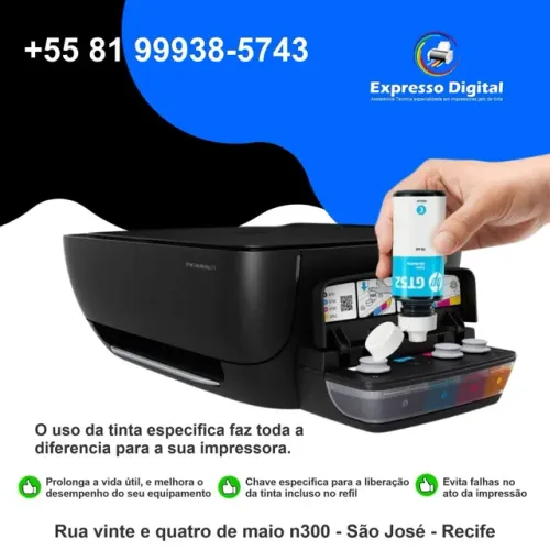 Tudo para a sua impressora jato de tinta Epson, HP e Canon ?