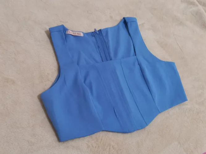 cropped azul