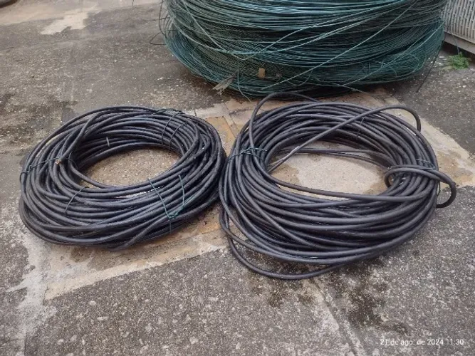 Cabo isolado Semi Rígido  Nax 1 KV 10,0 mm² preto  - Copper/Brasfio
