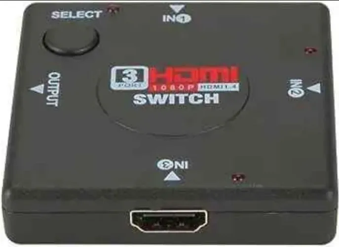 Hub HDMI 1.4 Splitter 1080p (Full HD) 2K 1440p Divisor 3 saídas