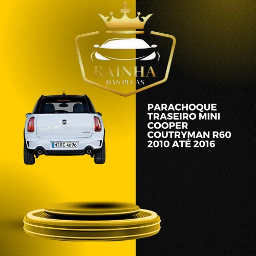 Parachoque Traseiro Mini Cooper Coutryman R60 2010 até 2016