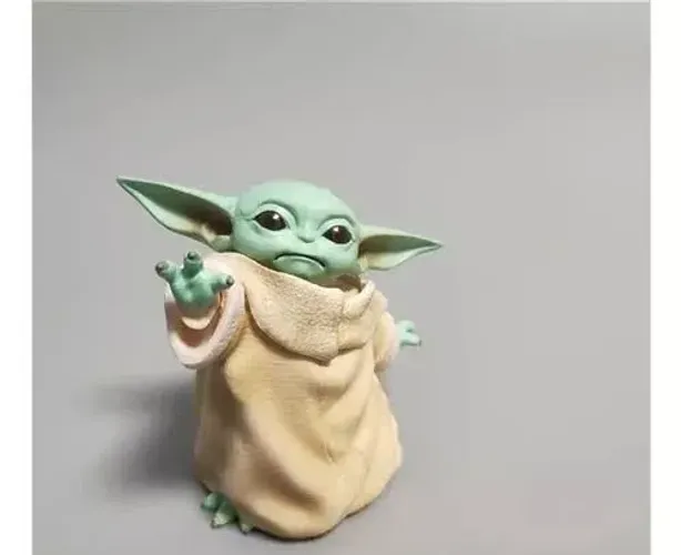 Action Figure Baby Yoda Miniatura 8cm Star Wars
