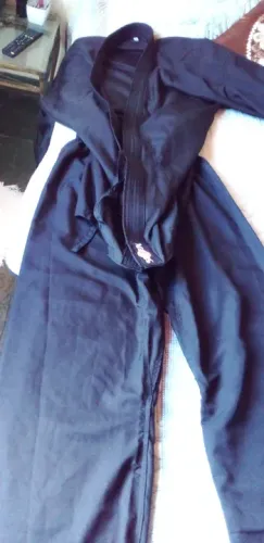 Kimono preto A3 hapkido ninjitsu aikido, karatê  com faixa novo