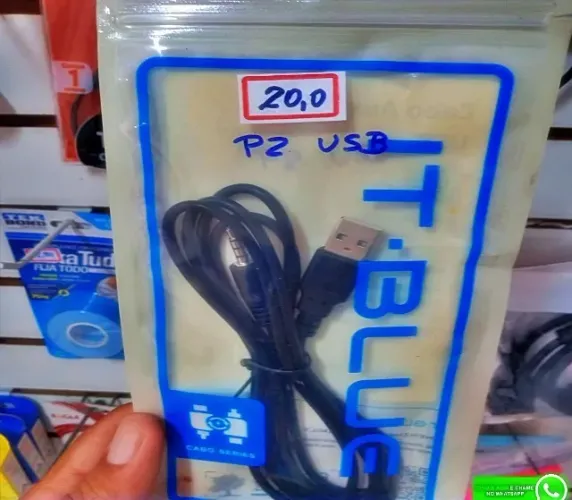 Cabo P2 Para usb - Entregamos em domicilio