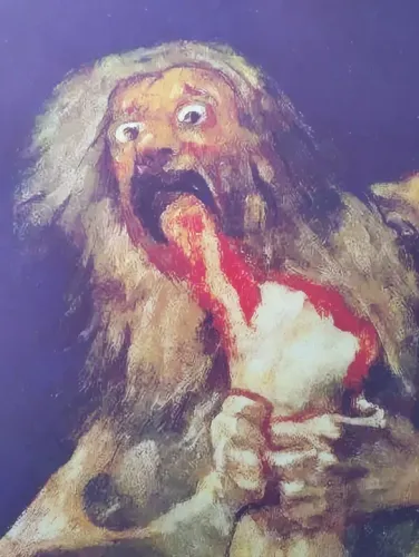 Pôster Saturno devorando um filho Francisco de Goya