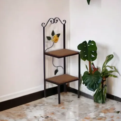 Prateleira multi uso 2 andares Ferro 