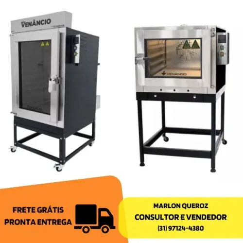 Forno Turbo Venâncio 5 / 8 Esteiras a Gás
