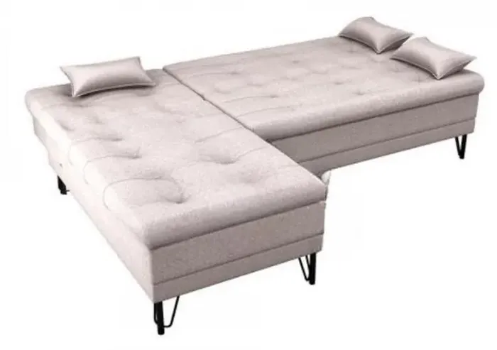 Sofá Cama Perola com Chaise