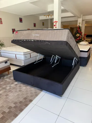 Cama BOX CAMA BOX Cama BOX BAÚ CASAL