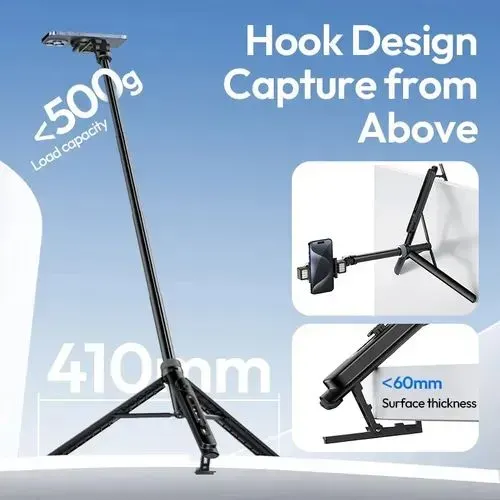 Ulanzi Tt88 Tripé Magnético Para Selfies Overhead Shooting Preto