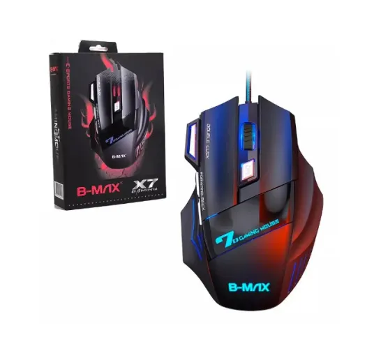 Mouse Gamer 2400 Dpi 7 Botões B-Max