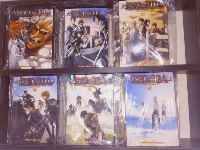 Coleção Attack on Titan Vol 1 ao 22