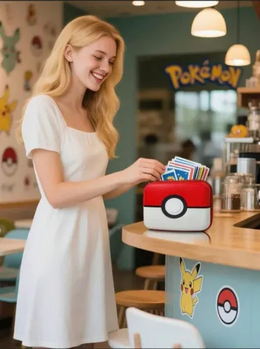Estojo Pokémon para Cartas Colecionáveis Novo + brinde