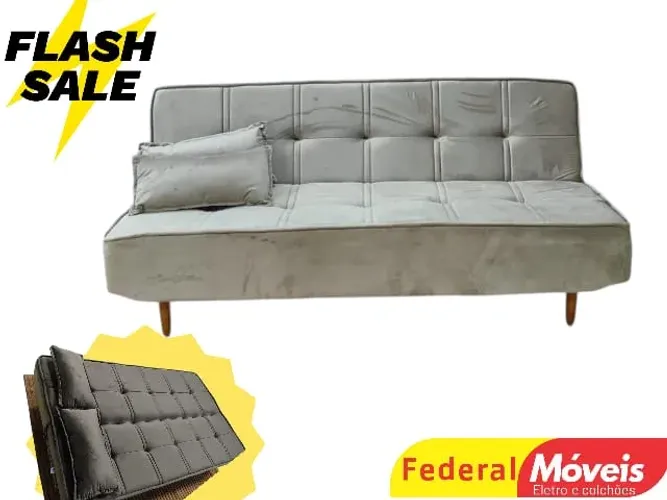 Sofá Cama Veludo - Promoção!