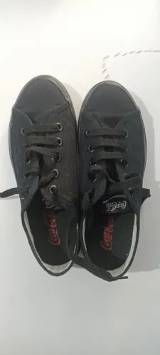 Tênis Coca-Cola Shoes Stream Canvas Alll Black