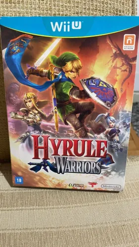 Hyrule Warriors Zelda Nintendo Wii U Lacrado Usa Com Luva