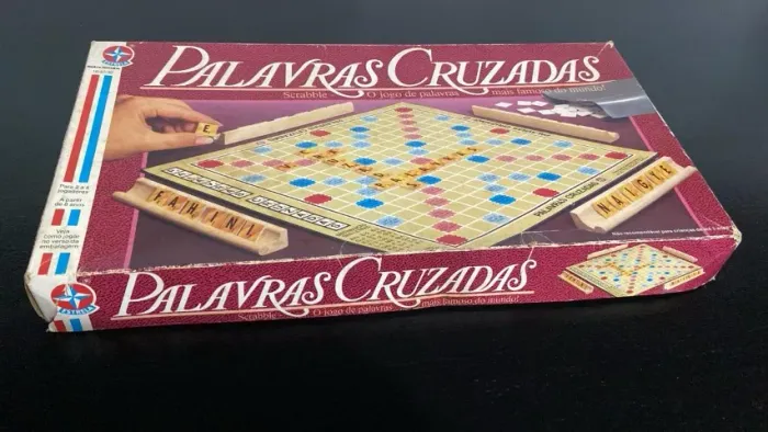 Jogo De Tabuleiro Palavras Cruzadas Estrela Vintage