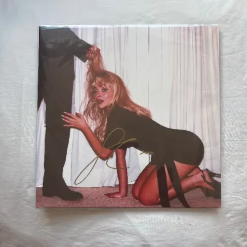 Sabrina Carpenter Man?s Best Friend Supervinyl Signed Autografado na Capa