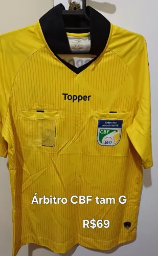 Camisa arbitragem CBF Topper tam M