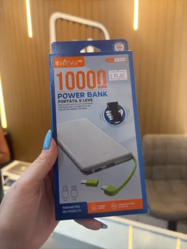 Power Bank 10000 mAh Inova Portátil