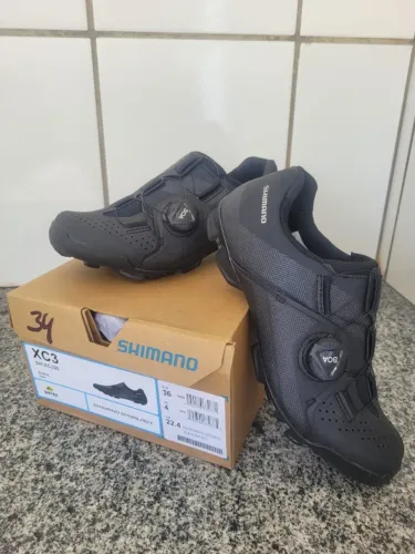 Sapatilha Shimano Mtb Xc3 Xc300 Sistema Boa, número 34 BR