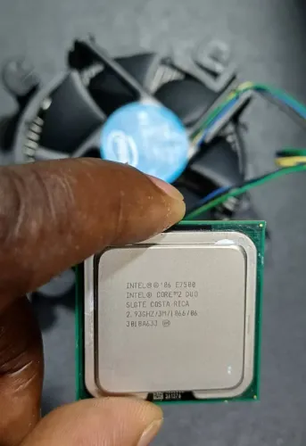 Processador intel core 2 duo 2.93ghz + cooler para placa mae socket 775