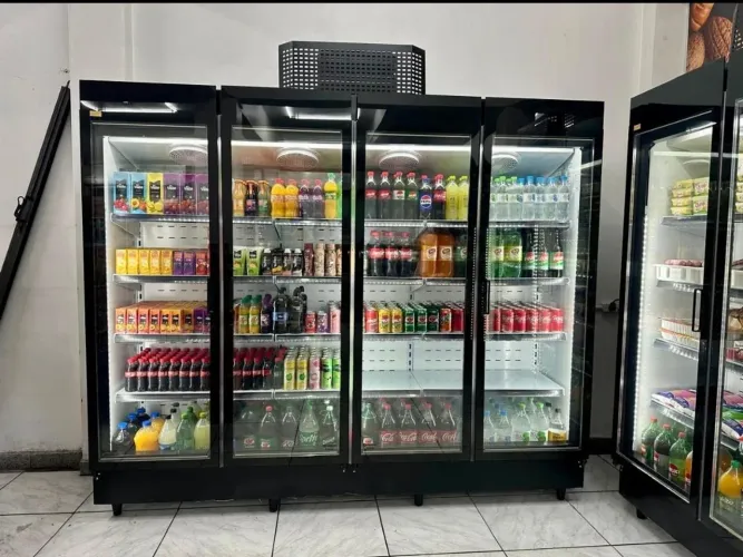 Expositor Auto Serviço 4 Portas Resfriados Linha Suprema  - Marcos 