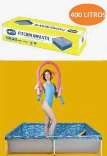 Piscina Retangular Infantil 400,1000,1500 - Entrega das 9 até 22hrs