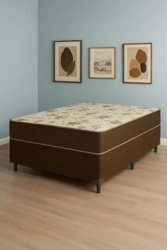 Conjunto base e colchão  Espuma D33 casal