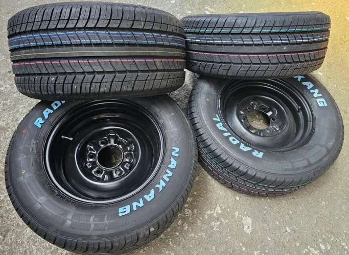 Rodas C10 Ro 15 com pneus 