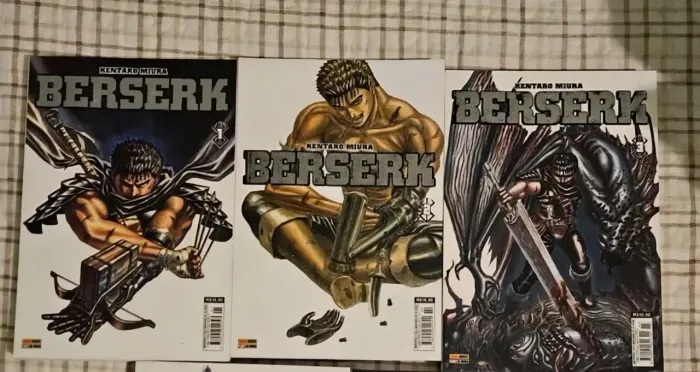 Mangás Berserk - Volumes 1, 2 e 3